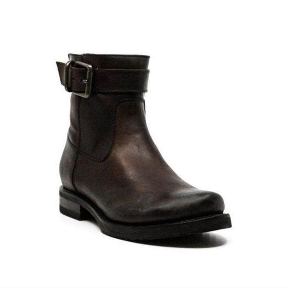 Frye Dark Brown Ankle Boots - Picture 1 of 15
